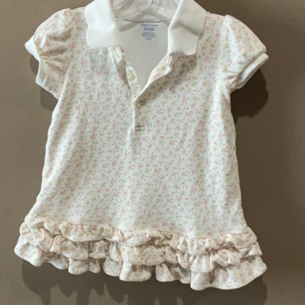 🐶 RALPH LAUREN BABY GIRL OUTFIT SIZE 9 MONTHS